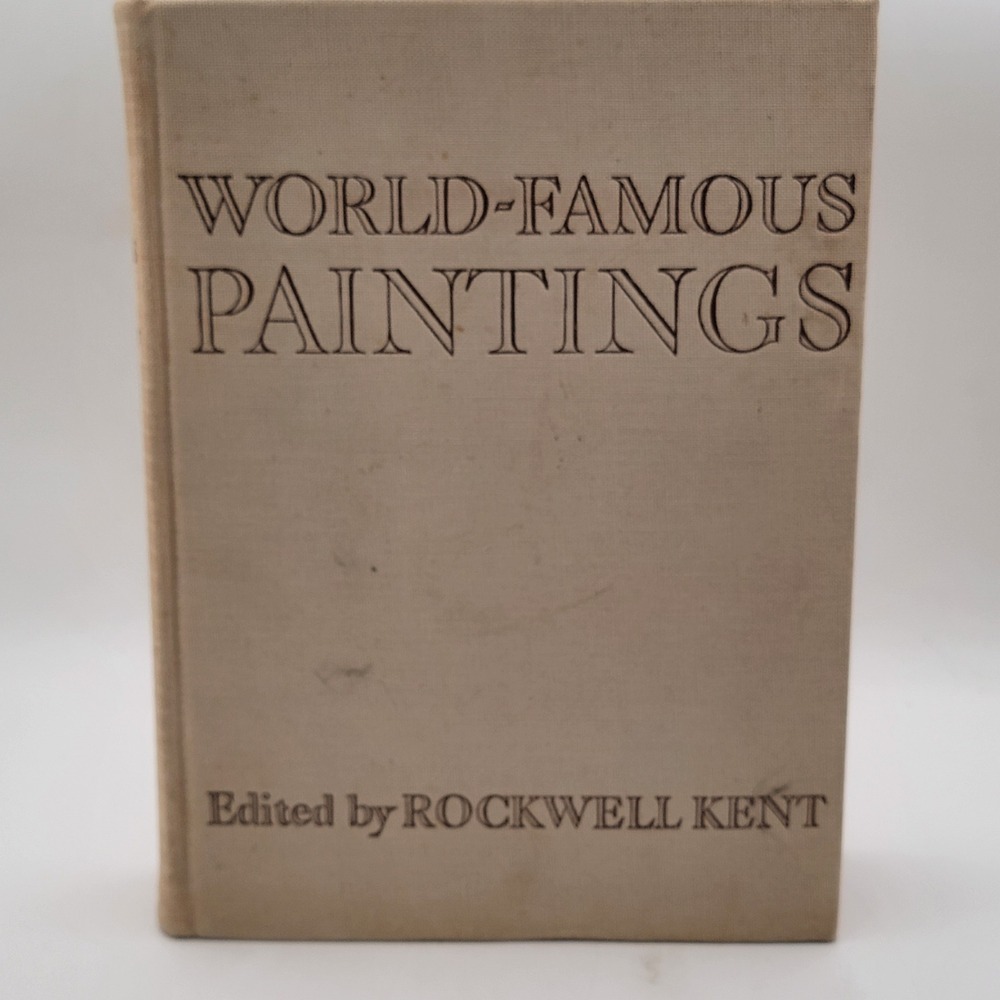 Rockwell Kent World-Famous Paintings Hardcover Wise & Co. Vintage‎ Art Book Fair